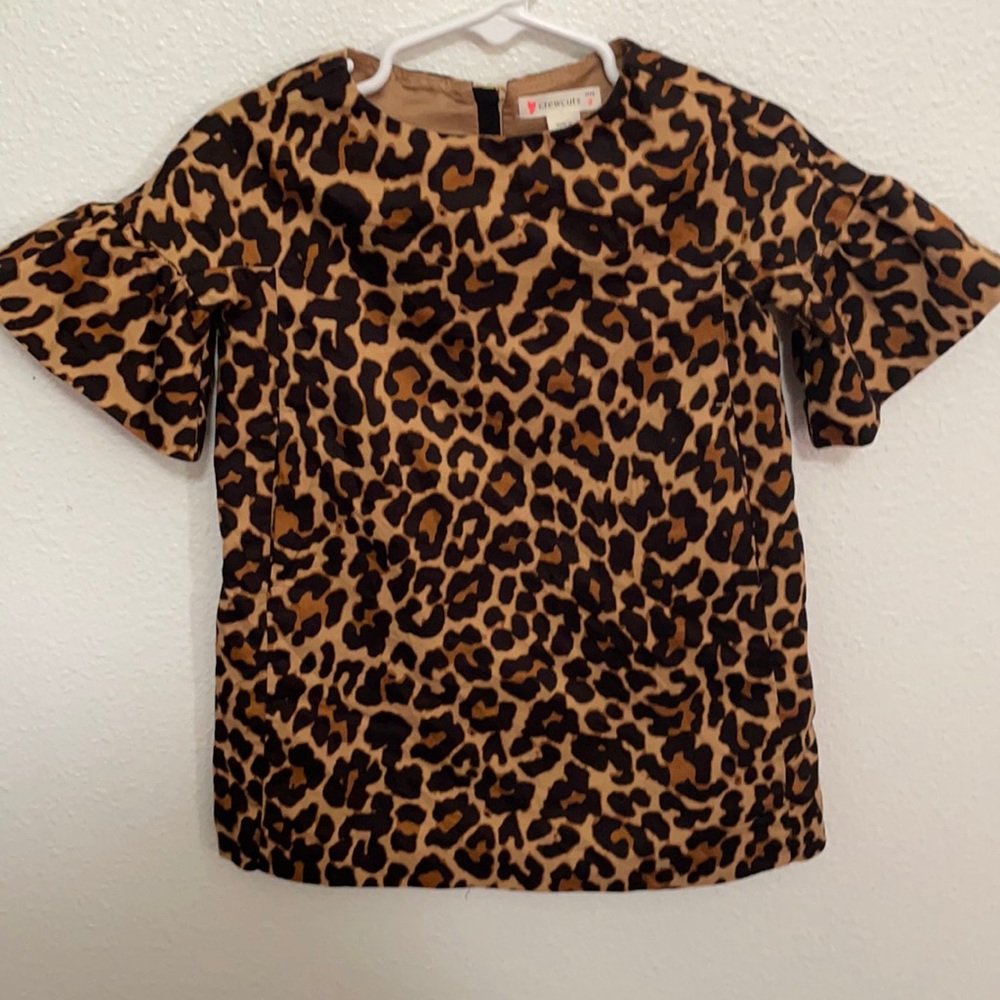 SOLD Crewcuts Leopard Shift Dress Size 2T